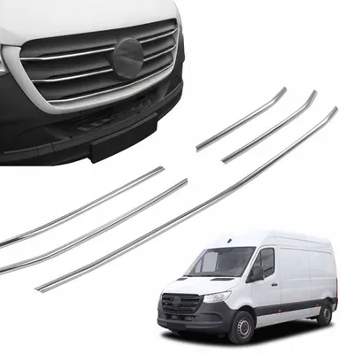 Listwy atrapy przedniej maskownicy grilla do MERCEDES SPRINTER W907 2018-