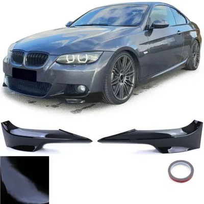 Splitery zderzaka bmw e92 e93 06-10 m-tech glossy