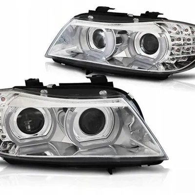 Bmw e90/e91 09-11 hid drl chrome led indicator