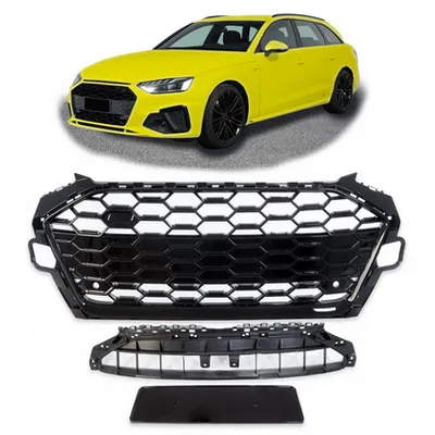 Grill sportowy Gloss Black AUDI A4 B9 Facelift 2019-2023