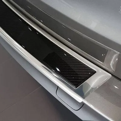 Nakładka na zderzak tylny do BMW serii X5 III F15 Carbon Fiber + Stal