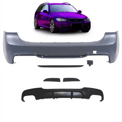 Tylny zderzak sport zestaw z dyfuzorem BMW 3 E91 2005-2011