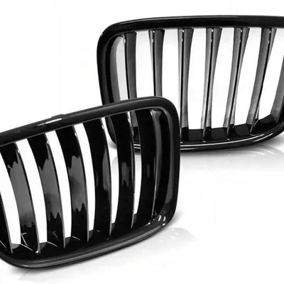 Grill nerki black połysk do Bmw X1 E84 LCI 12-14