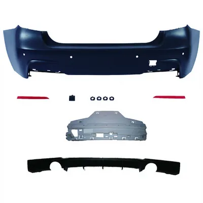 Tylny zderzak sport PDC zestaw z dyfuzorem BMW 3 F30 2011-2018
