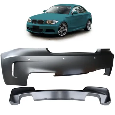 Zderzak tylny do bmw 1 e82 e88 07-13 dyfuzor pdc