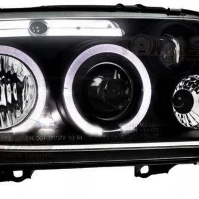 Reflektory lampy przednie VW Bora BLACK RINGI