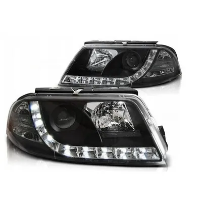 Reflektory vw passat 3bg b5 lift 00-05 black led