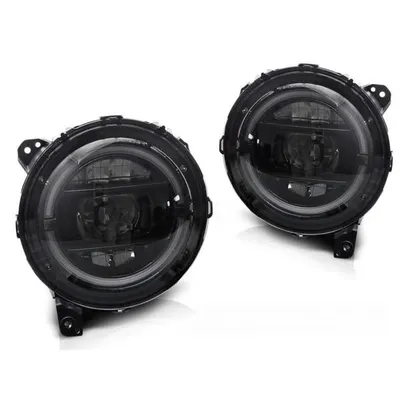 Lampy przednie do Jeep Wrangler JL '18-'23 DRL
