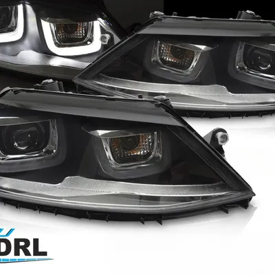 Reflektory Lampy Przednie U-LED VW Jetta VI 2011–2018