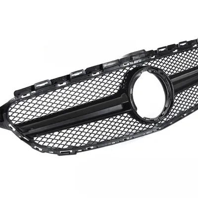 Grill Mercedes C-Klasa W205 / S205 / C205 / A205 2018–2023 Black