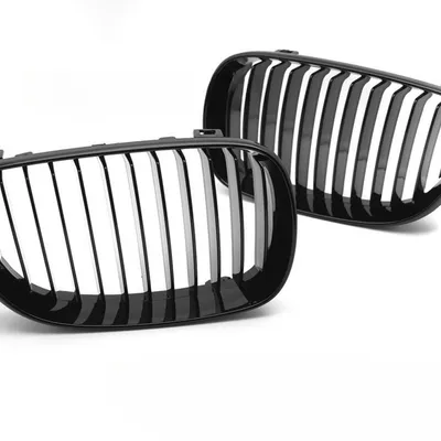 Grill BMW E87 2004–2007 Glossy Black – Atrapa Nerki 5D Hatchback