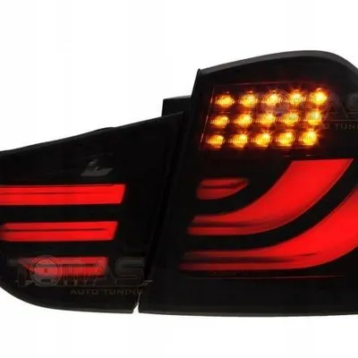 Lampy diodowe BMW E90 08-11 smoke black LED BAR