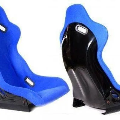 Fotel sportowy RALLY Welur Blue