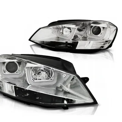 Lampy Vw Golf 7 12-17 U-type Chrome Led Drl