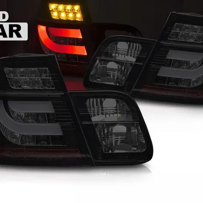 Lampy tylne LED Black Smoke do BMW E46 Sedan 2001–2005