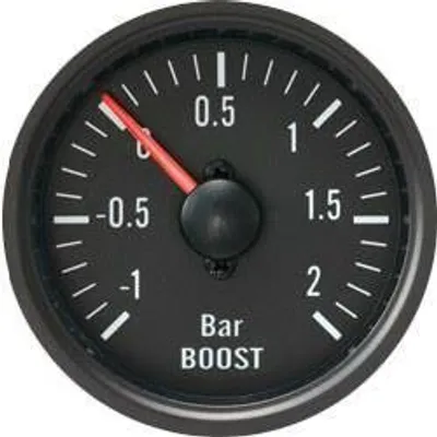 Zegar auto gauge truck gauge 52mm - turbo mechaniczny -1 do 2 bar
