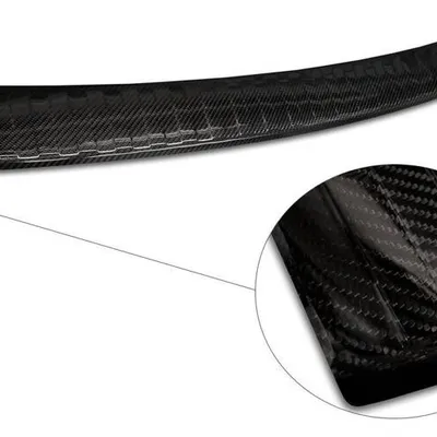 Nakładka na zderzak tylny do Porsche Cayenne 2 (Carbon Fiber)