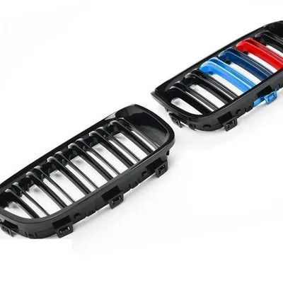 Grill (nerki) bmw f20 f21 11-15 black glossy 3-col