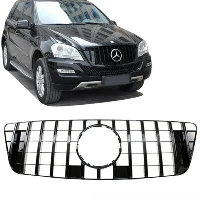 Grill mercedes w164 08-11 panamericana glossy blk
