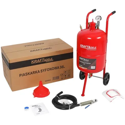 Piaskarka syfonowa 38l + akcesoria kd5854