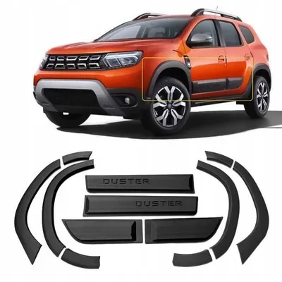 Poszerzenia nadkoli z osłonami bocznymi drzwi do DACIA DUSTER II 2018-2023