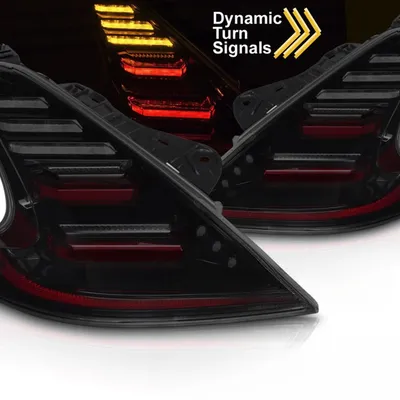 Lampy tylne FULL LED Black Smoke Nissan 370Z 2009–2020