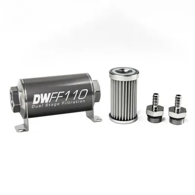 Filtr paliwa DeatschWerks 5 mikronów 5/16" 110mm