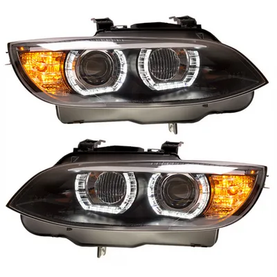 Zestaw Lamp Xenon Black RHD DRL AFS BMW 3 E92 E93 przed liftem 2007-2010