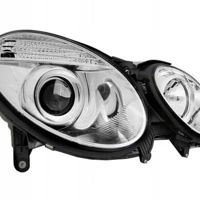 Lampy przednie Mercedes W211 E-KLASA 05.06-09 chro
