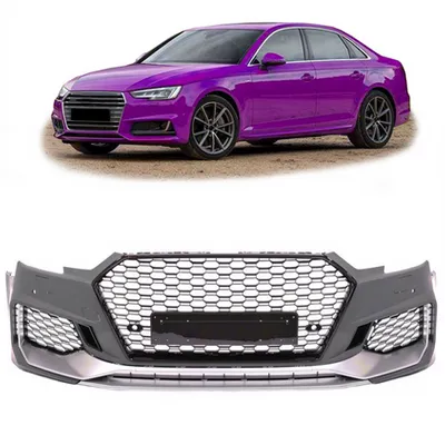 Przedni zderzak sport zestaw z grillem PDC AUDI A4 B9 przed liftem 2015-2019