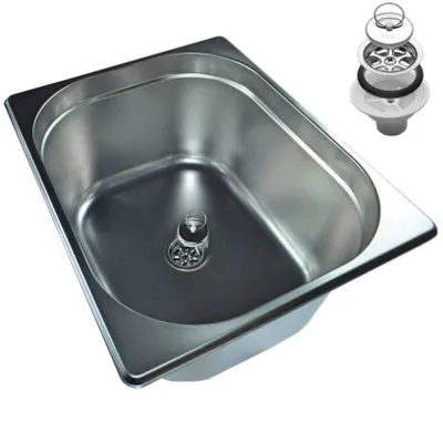 Zlew do kampera przyczepy 32x26 z syfonem DOMETIC