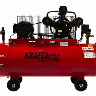 Kompresor olejowy 200L 3 Tłoki KD1474 + Seperator