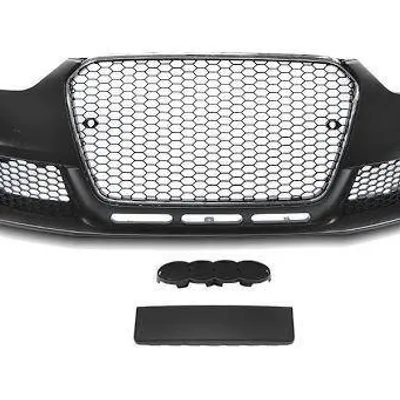 Zderzak audi a4 b8 11-15 look rs4 dra / pdc blk/c