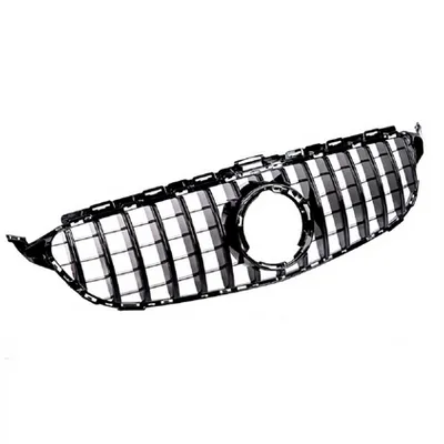 Grill sportowy GT Gloss Black MERCEDES C-Class W205 S205 A205 C205 Facelift 2018-2021