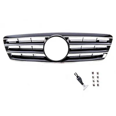 Grill sportowy Gloss Black 4S MERCEDES C-Class W203 S203 2000-2007