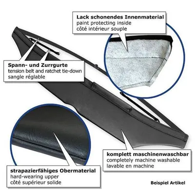 Bra na maskę mercedes w164 05-08 czarna