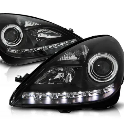 Lampy Mercedes R171 SLK 04-11 Daylight Black Led