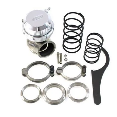 Wastegate zewnętrzny TurboWorks 50mm 0,5 Bar V-Band Silver