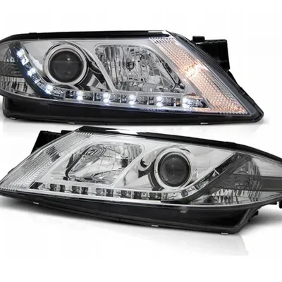 Reflektory Renault Laguna 2 01-05 Daylight Chrome