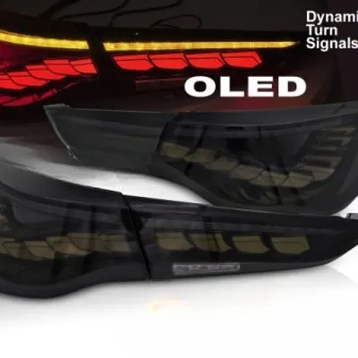 Lampy tylne diodowe LED Smoke BMW G22 G23 (od 2020) | Dynamiczny kierunkowskaz,