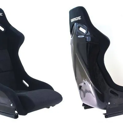Fotel sportowy EVO Welur Bride Black
