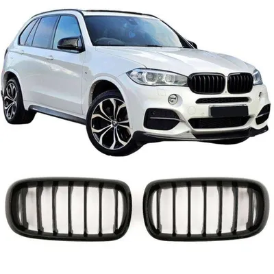 Grill bmw x5 x6 f15 f16 single slat gloss black