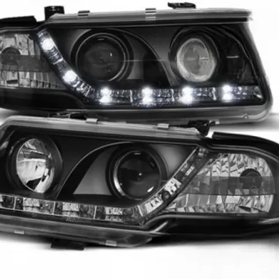 Lampy reflektory opel astra f 09.1991–08.1994 daylight black