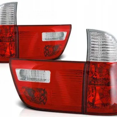 Lampy tylne BMW X5 E53 CLEAR RED