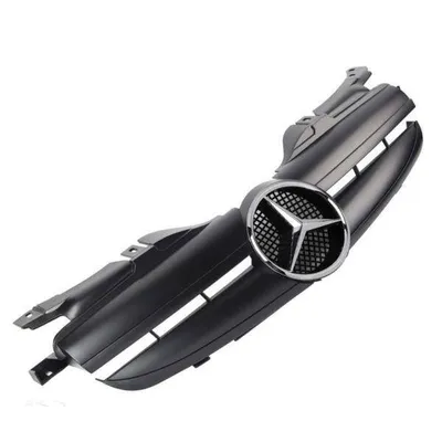 Grill mercedes r170 slk matt black cl amg optik