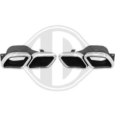 Końcówki mercedes w205 18- look c63 amg
