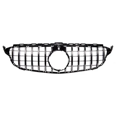 Grill sportowy GT Chrome Camera MERCEDES C-Class W205 S205 A205 C205 przed liftem 2014-2018