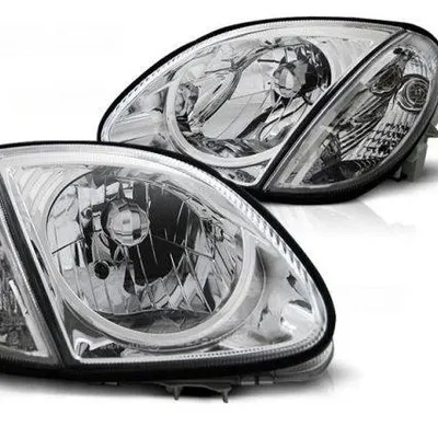 Lampy reflektory mercedes r170 slk 96-04 chrome fk