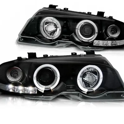 Lampy Reflektory Bmw E46 Coupe 99-03 Ringi Black