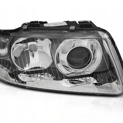 Lampa Prawa Reflektor Chrome Do Audi A3 8l 00-03